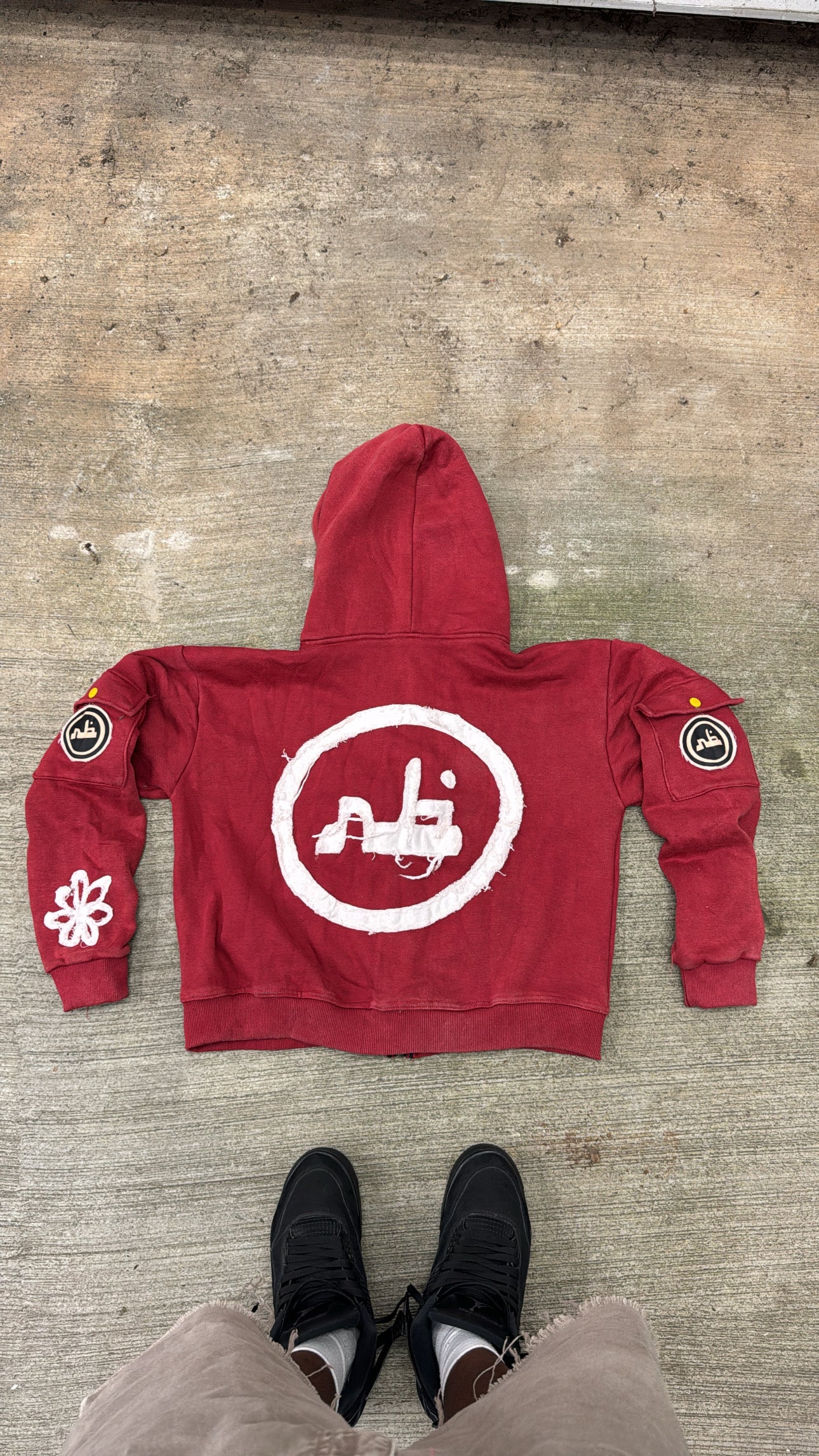 “BLOODY RED” 007 ZIP UP